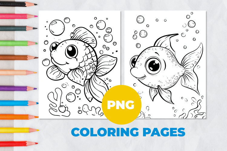 Fish Coloring Pages Image 4