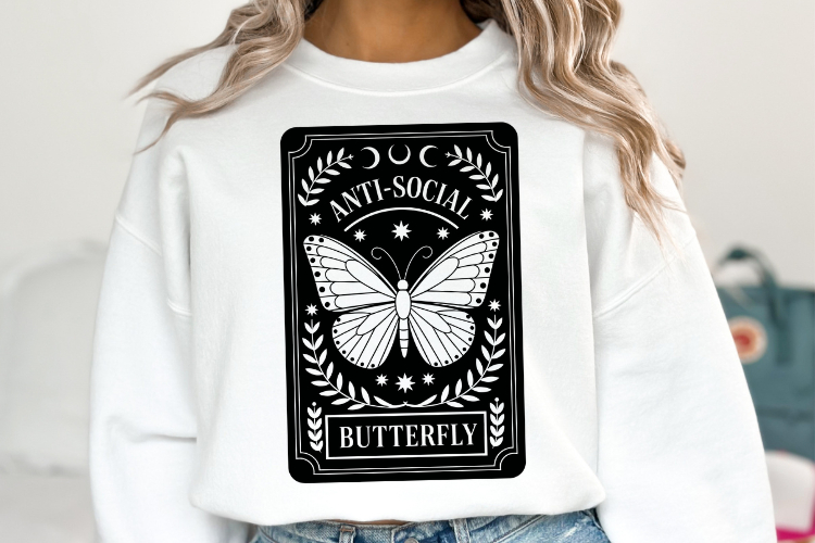 Antisocial Butterfly Svg Image 22