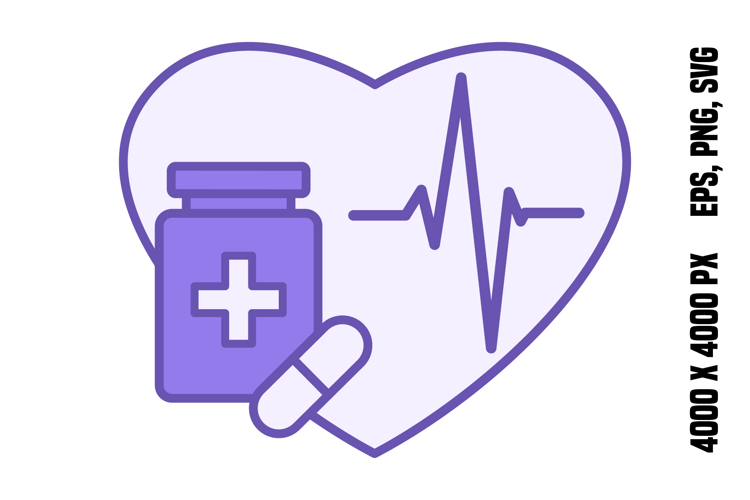 Purple Medical Icon
