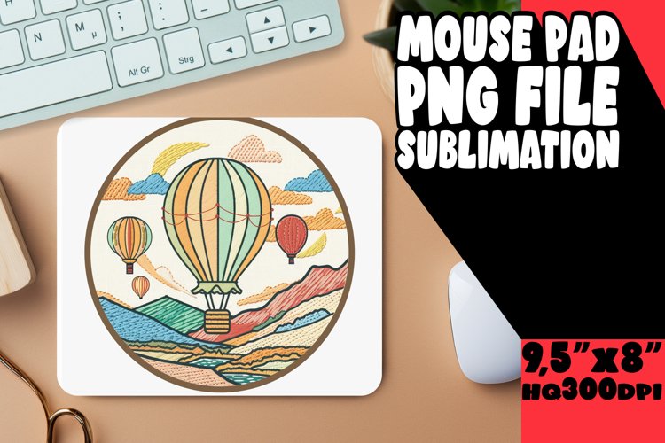 Beautiful Landscape Design Sublimation Art Mouse Pad example image 1