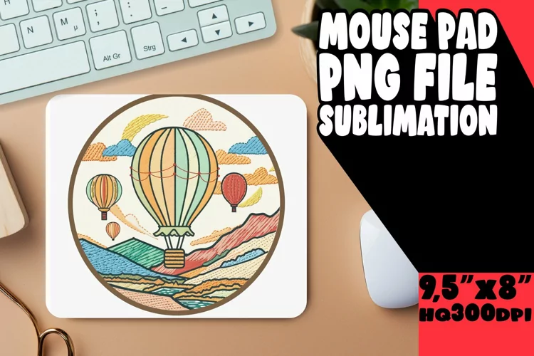 Beautiful Landscape Design Sublimation Art Mouse Pad