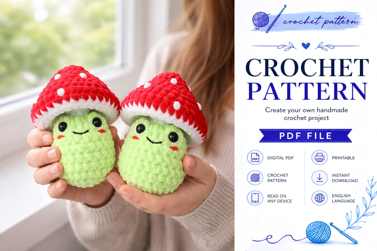 Mushroom Crochet Pattern Image 5