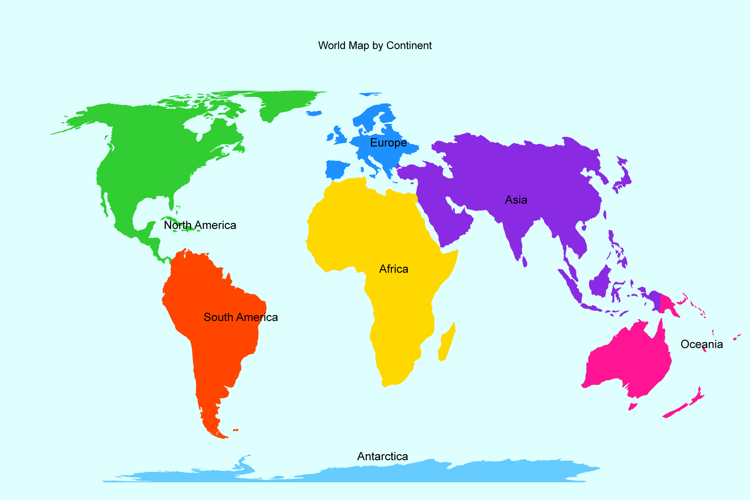 World Map Clipart Image 7