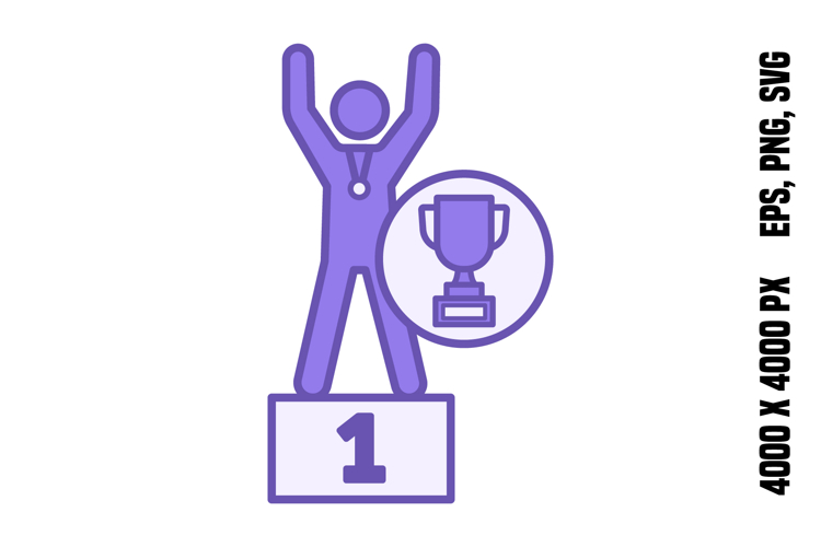 Colored Champion Icon