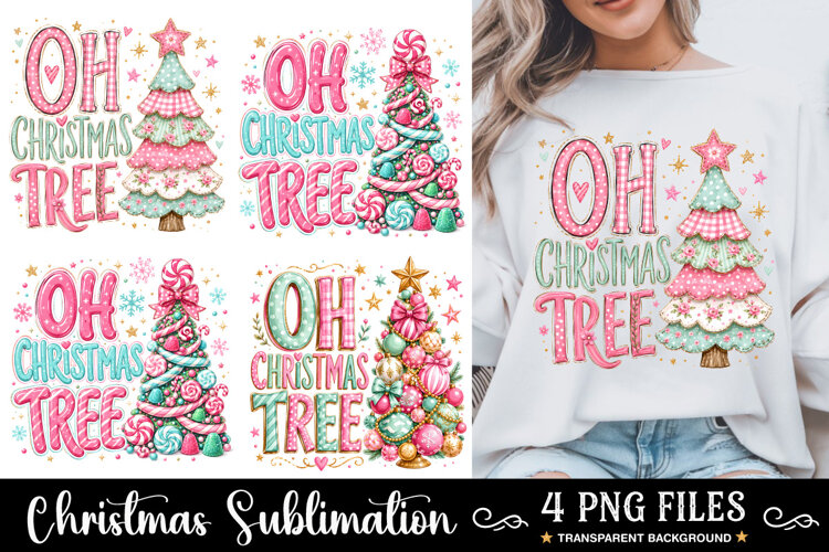 Oh Christmas Tree PNG, Trending Christmas PNG, Christmas PNG example image 1