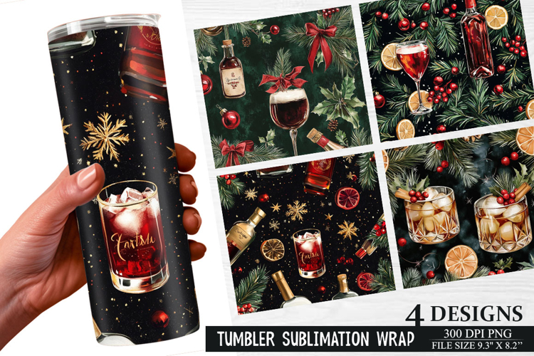 Christmas Tumbler Wrap Image 6