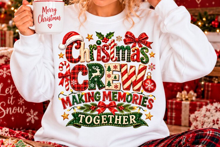 Christmas Crew Making Memories PNG example image 1
