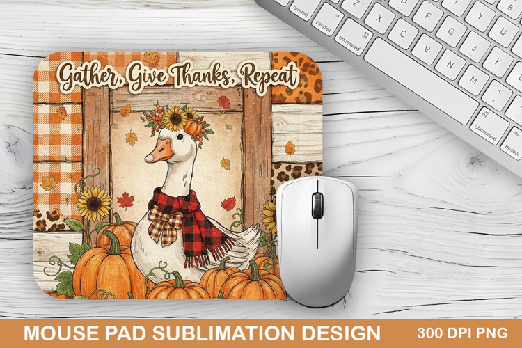 Gather Give Mouse Pad Sublimation - Halloween Design