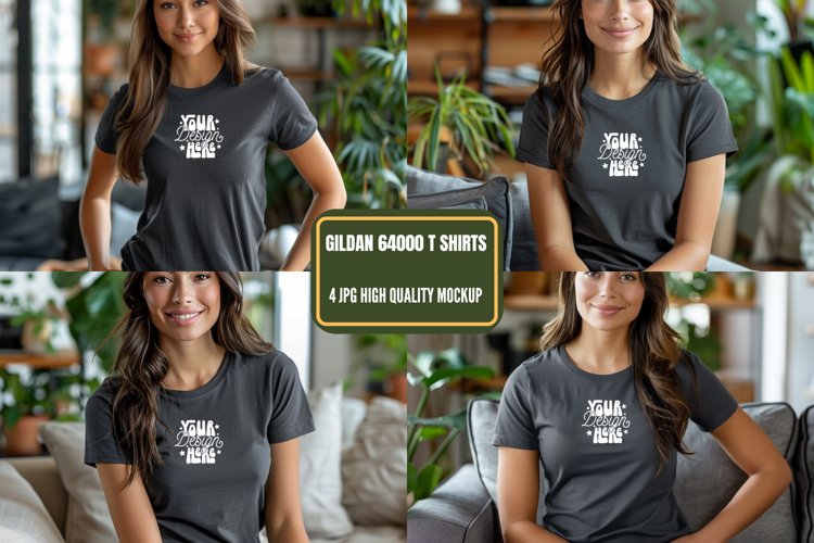 White Tshirt Mockup Image 13