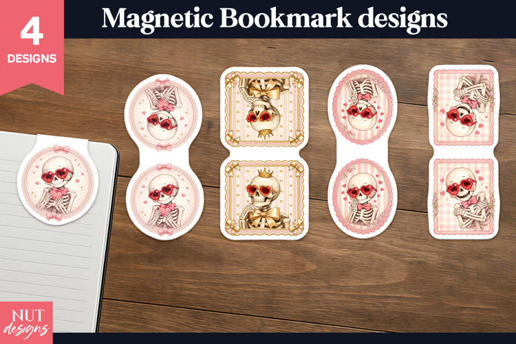 Magnetic Bookmark Coquette Valentine Magnetic Bookmark