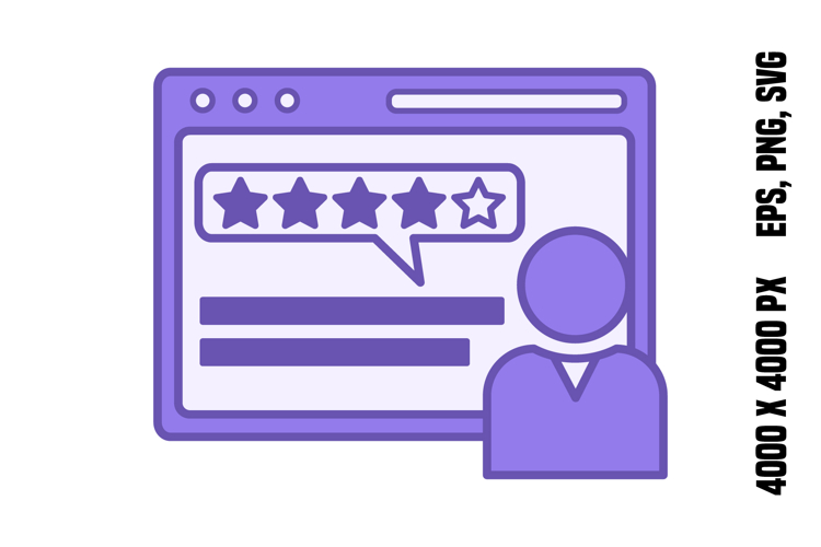 Colored Review Icon