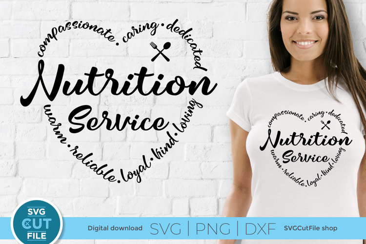 Nutrition Service SVG heart design