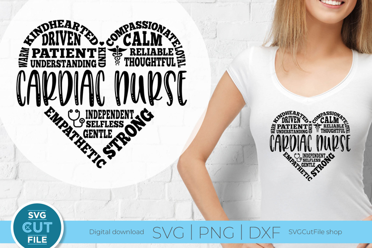 Cardiac Nurse svg, a Cardiologist heart subway art svg