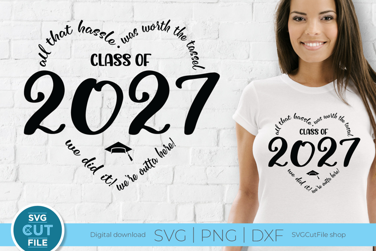 Class of 2027 svg, cute 2027 grad svg, 2027 graduate seniors