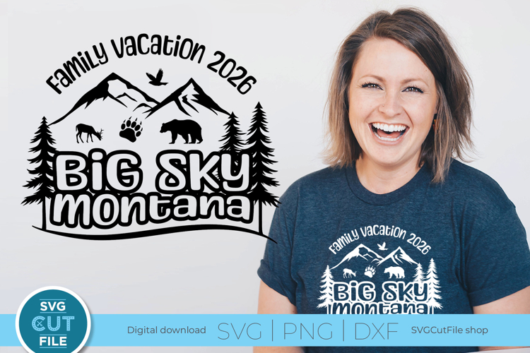 2026 Big Sky Montana svg - Big Sky Family vacation or Trip