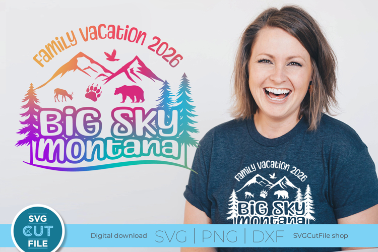 2026 Big Sky Montana svg - Big Sky Family vacation or Trip