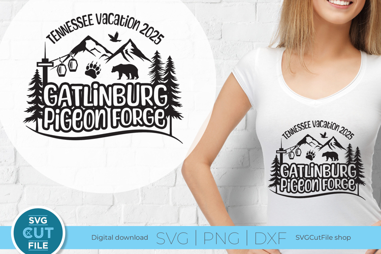 2025 Gatlinburg Pigeon Forge svg - Tennessee Fammily Trip