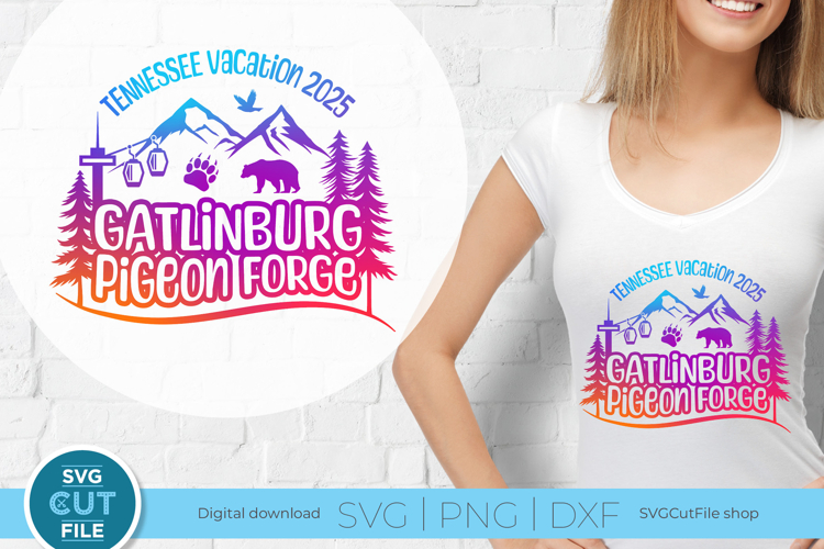 2025 Gatlinburg Pigeon Forge svg - Tennessee Fammily Trip