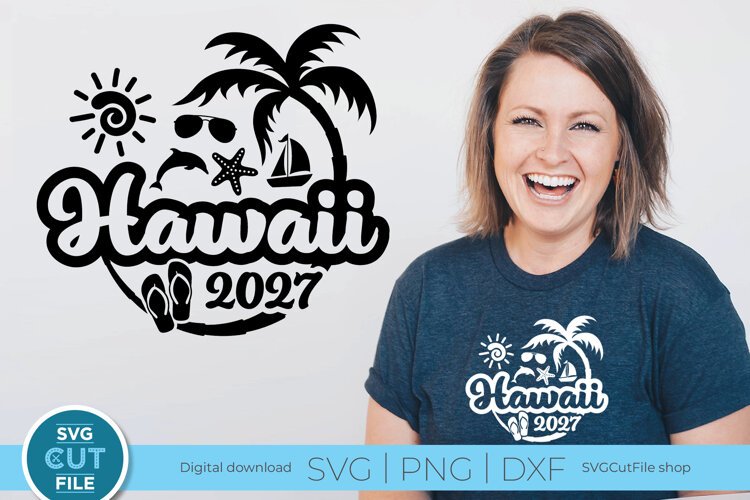 2027 Hawaii svg - Hawaii Vacation or Trip Design example image 1