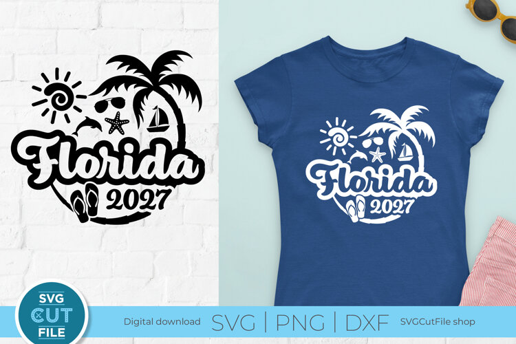 2027 Florida svg - Great for a Florida Family Vacation example image 1