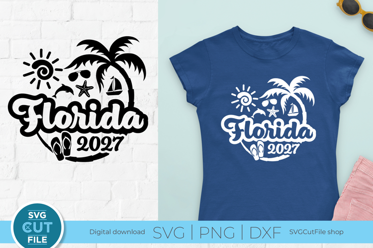 2027 Florida svg - Great for a Florida Family Vacation