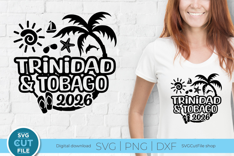 Trinidad and Tobago svg, a Caribbean 2026 SVG