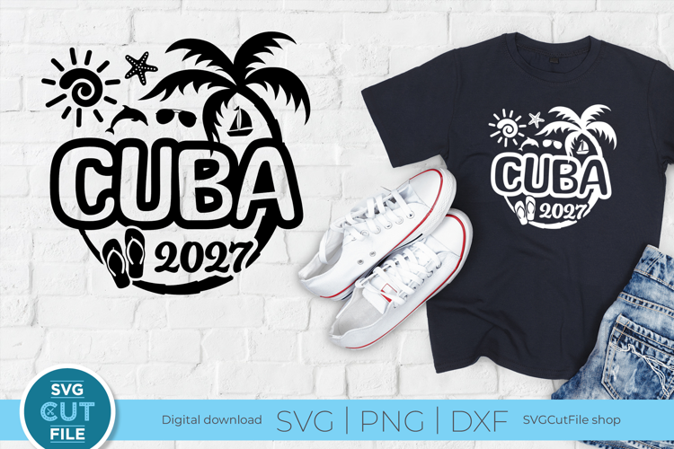 2027 Cuba svg - Cuba Caribbean Vacation or Trip Design