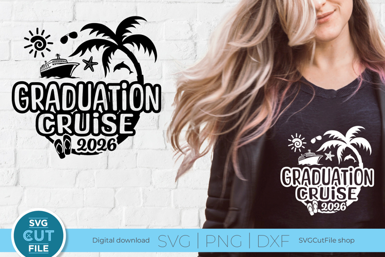 2026 Graduation Cruise svg - Tropical Trip vacation Holiday