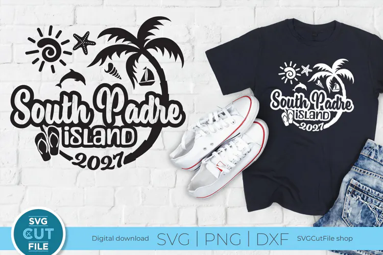 South Padre Island, Texas SVG for Cricut or Silhouette 2027