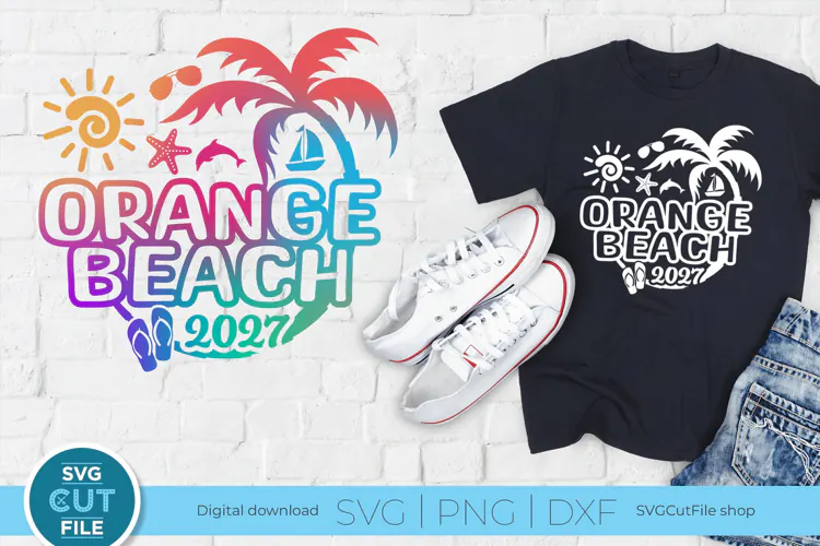 2027 Orange Beach svg -Orange Beach Alabama Vacation or Trip