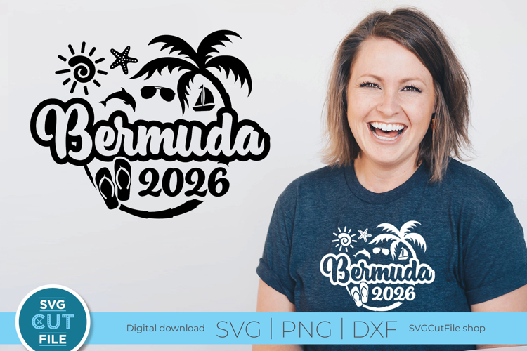 2026 Bermuda svg - Bermuda Vacation or Trip Design