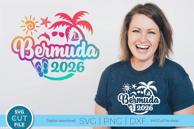 2026 Bermuda svg - Bermuda Vacation or Trip Design