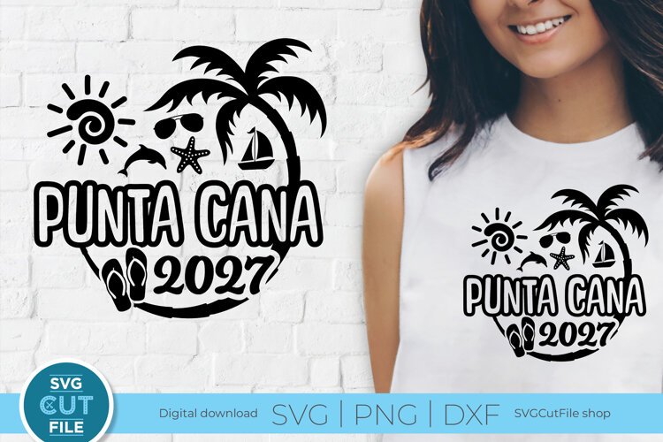 2027 Punta Cana svg - Dominican Republic Vacation or Trip example image 1