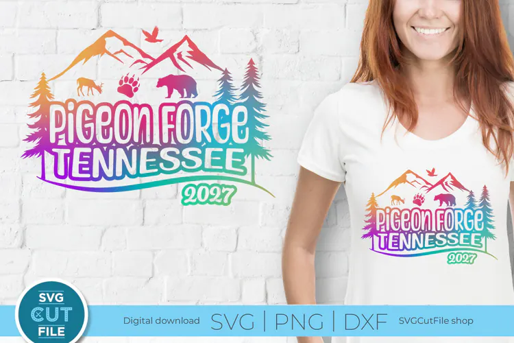 2027 Pigeon Forge, TN SVG for a Trip or Vacation