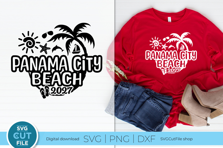 2027 Panama City Beach svg - Panama City Vacation or Trip