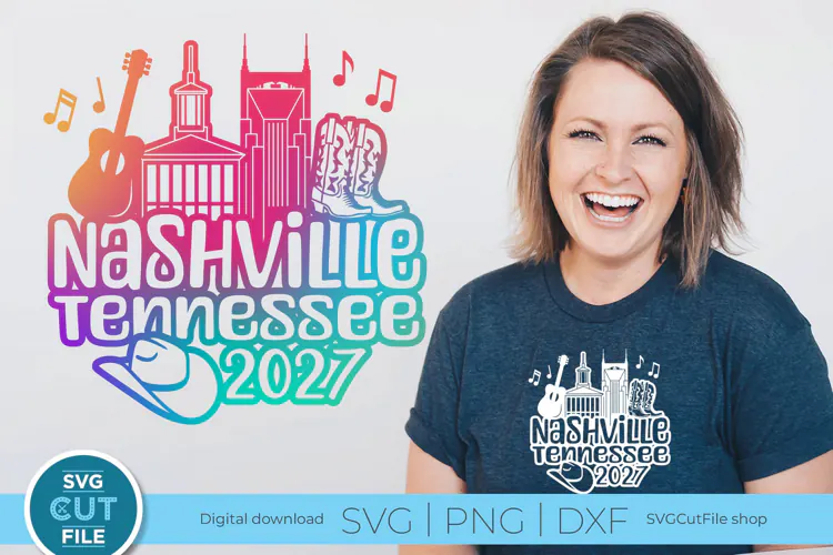 2027 Nashville svg - Nashville TN Family vacation or Trip