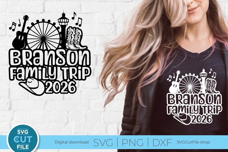 2026 Branson Family Trip SVG for a Branson Trip or Vacation