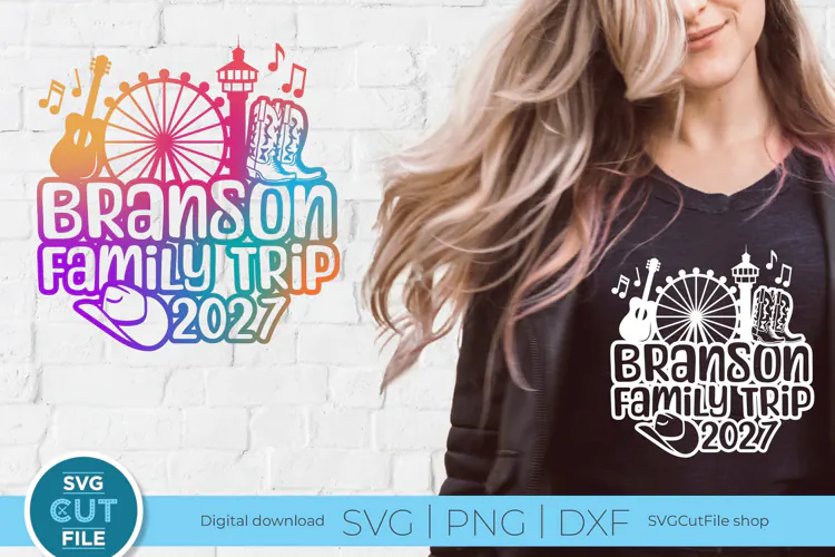 2027 Branson Family Trip SVG for a Branson Trip or Vacation