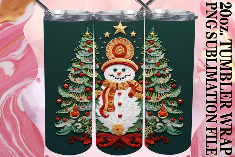 Christmas Tumbler Wrap Image 13