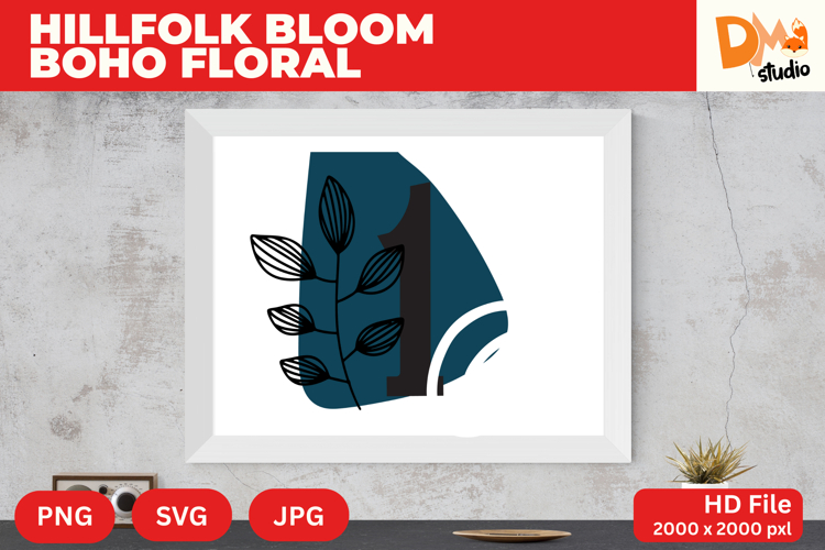Boho Floral Svg Image 7