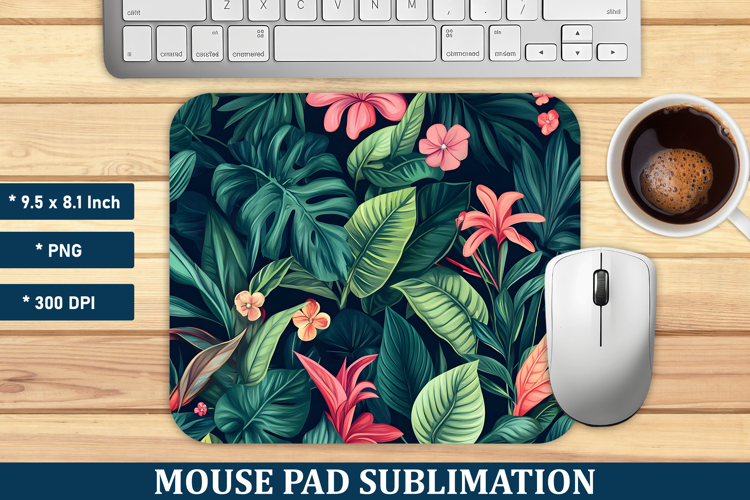 Botanical Garden Mouse Pad | Mouse Pad Sublimation