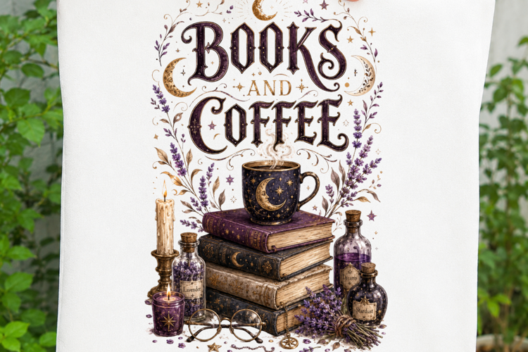 Cozy Book Lover Sublimation Design SVG