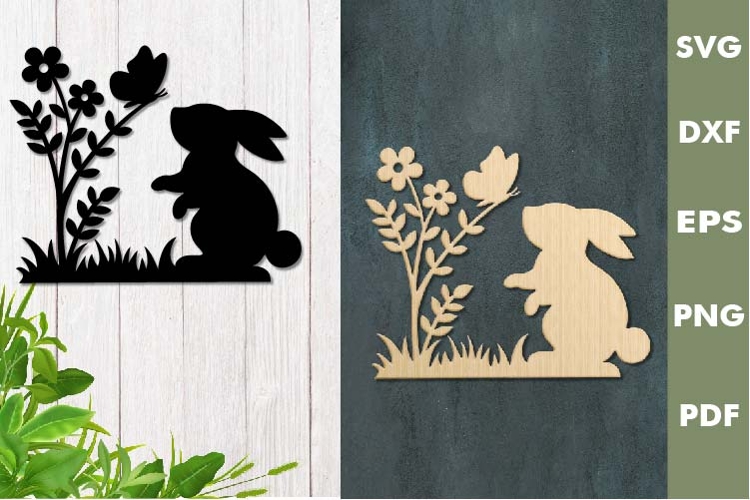 Bunny Silhouette Svg Image 5