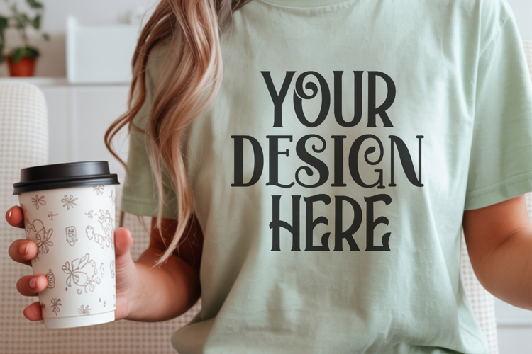 Bay Comfort Colors 1717 Christmas Mockup, CC 1717