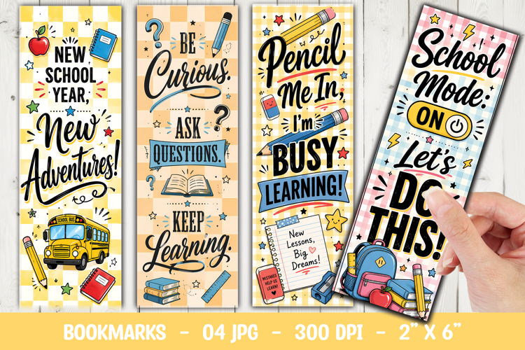 School Bookmark Sublimation