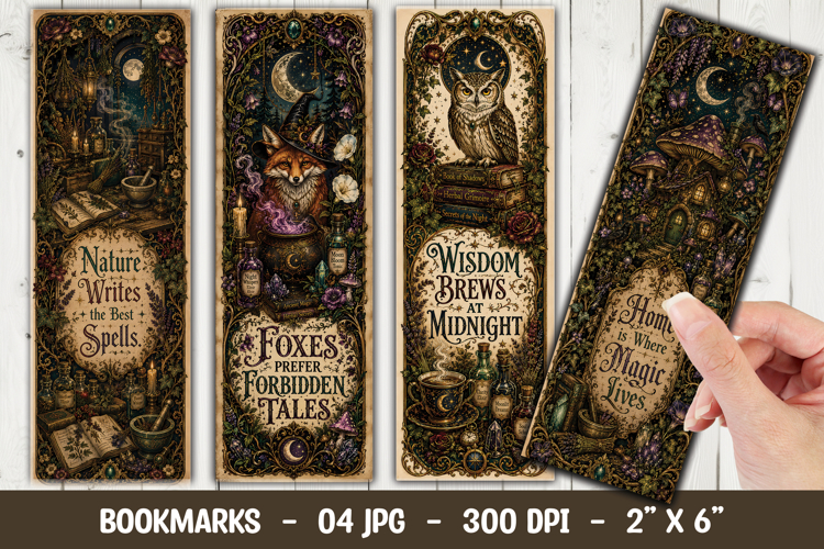 Mystic Forest Bookmark Sublimation