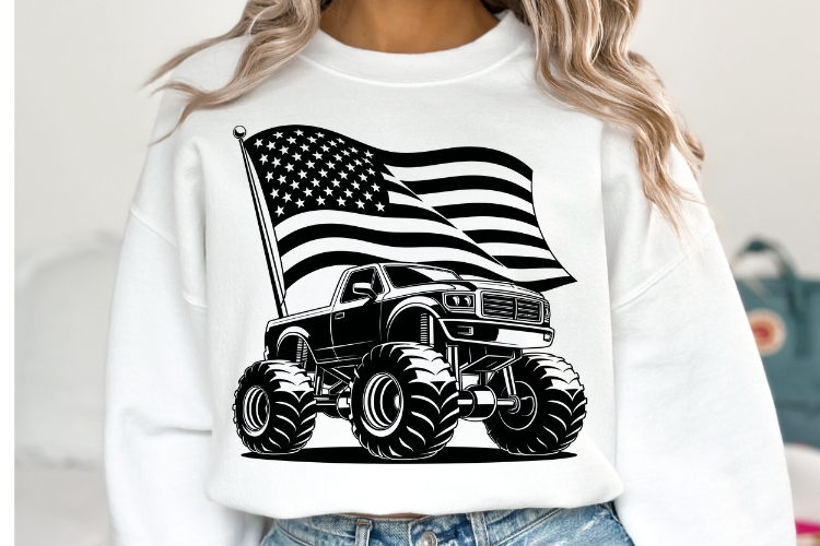 Truck Silhouette Image 2