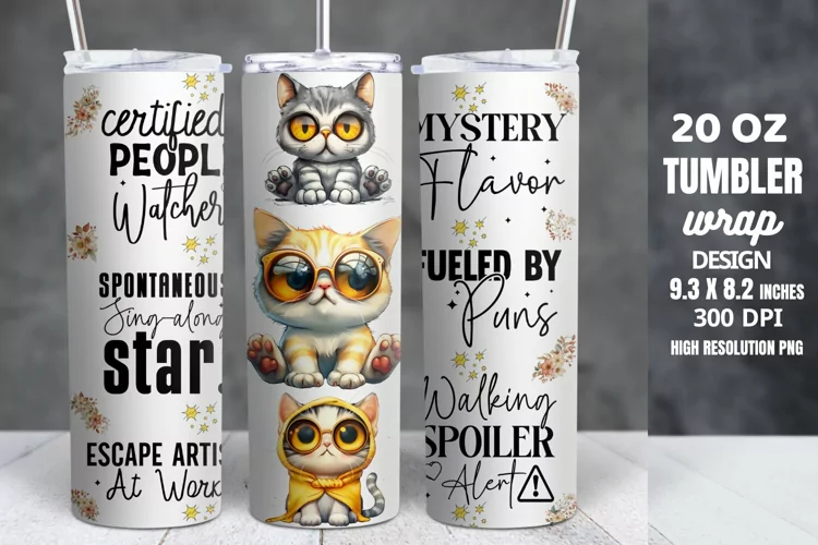 Funny Quotes 20oz Skinny Tumbler Sublimation