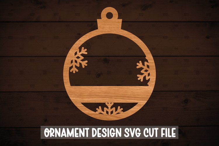 Round Christmas Ornament Svg Image 13