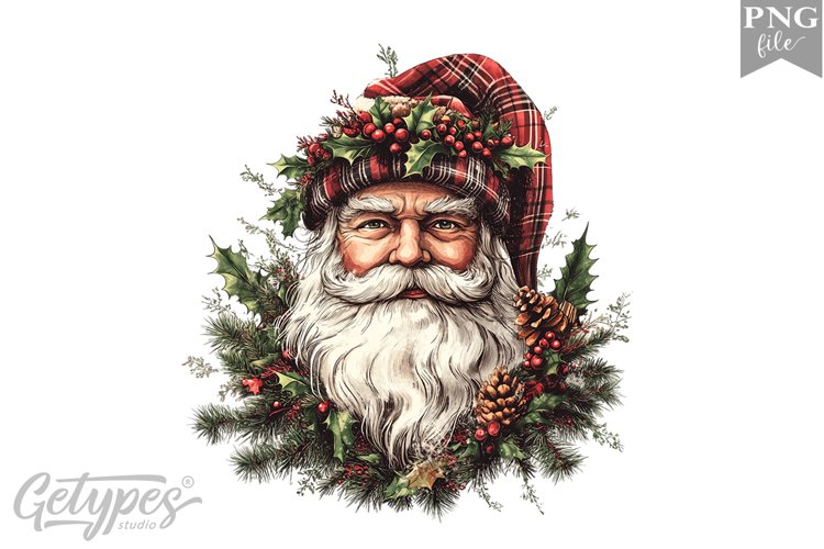 Santa Christmas Clipart Image 19